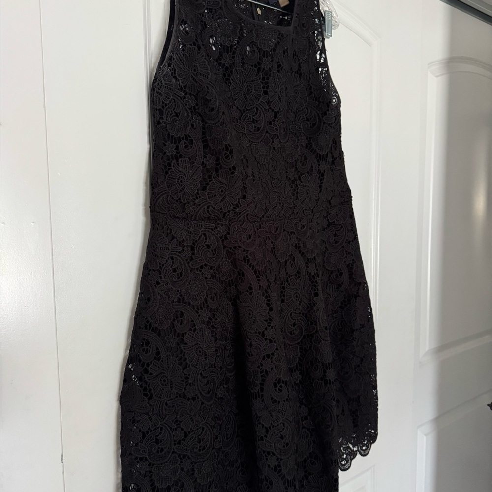 Elegant Black Lace Dress